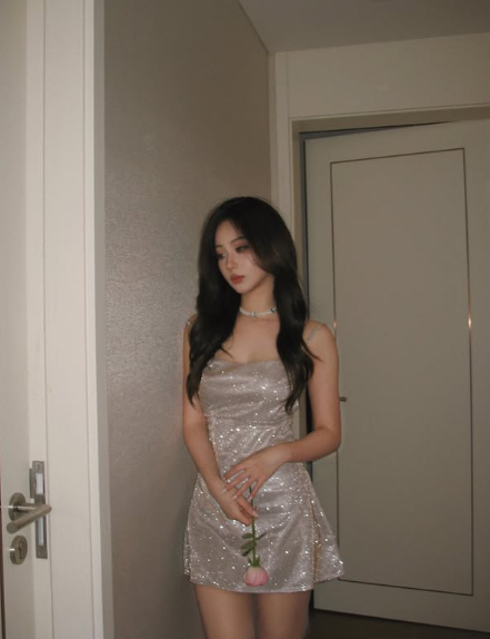 Galaxy Glitter Silver Strap Backless Birthday Dress Homecoming Dress
