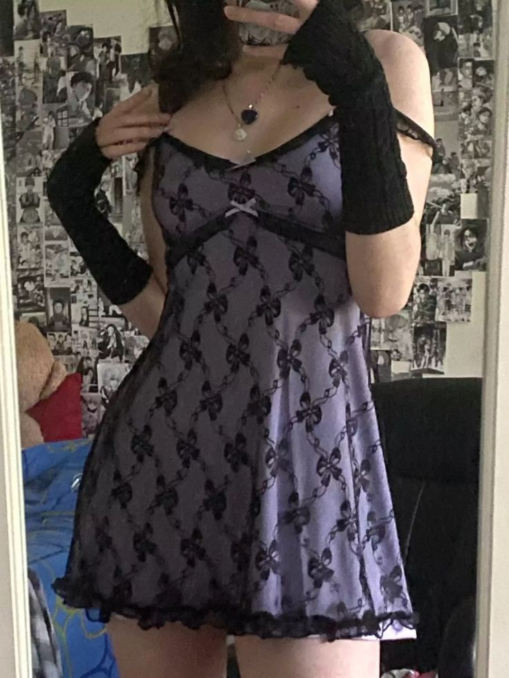 Sweet Purple And Black Lace Slim Short Birthday Party Homecoming Dress