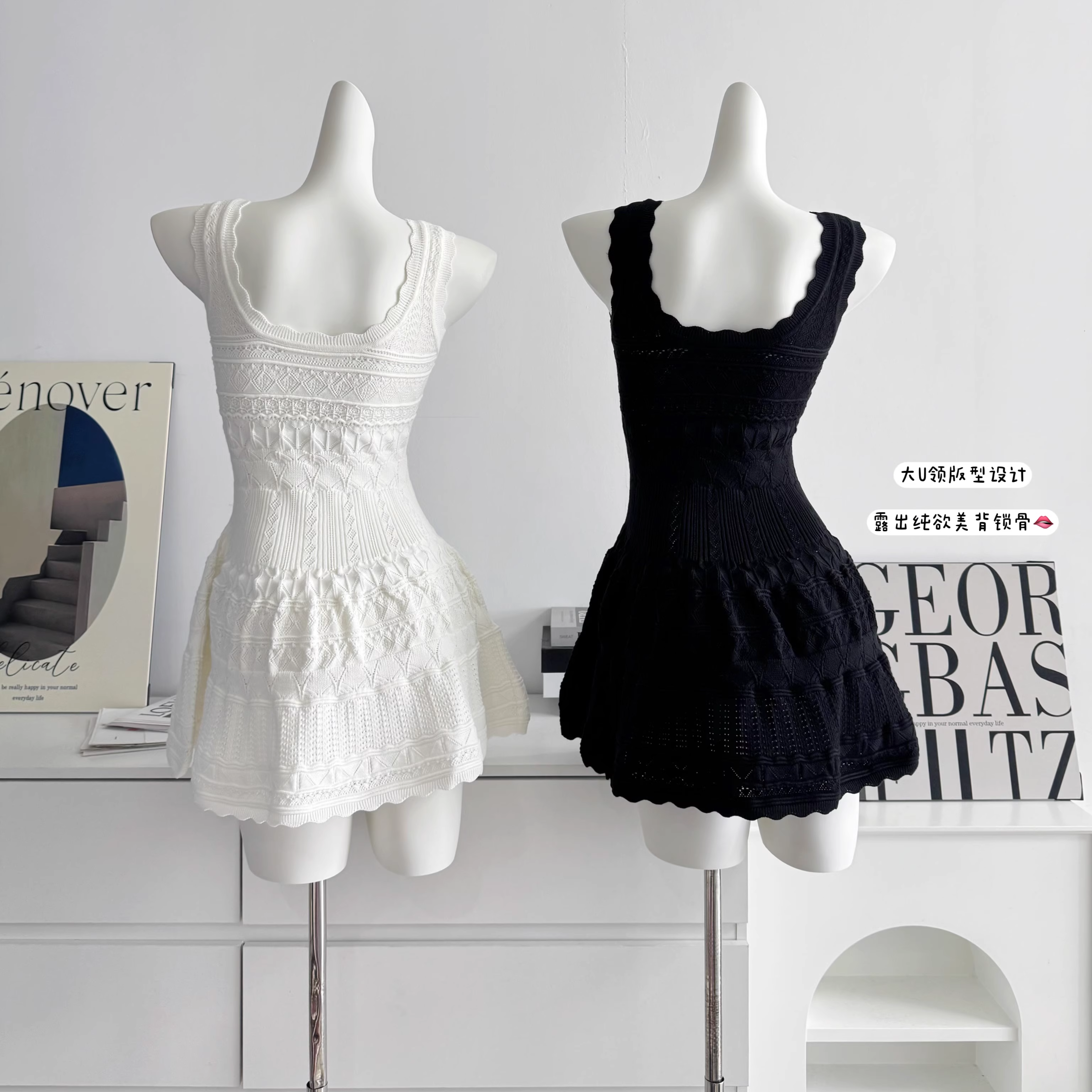 Classic Black A Line Short Birthday Dress Holiday Dress