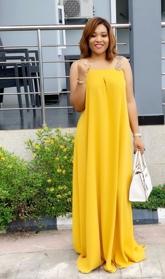 Simple Yellow Sleeveless Prom Dress,Vacation Dress