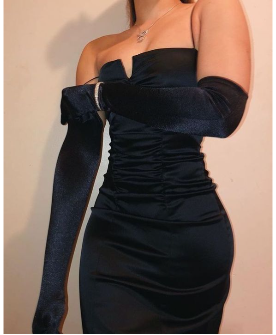 Spaghetti Straps Velvet Short Homecoming Dress Gothic Party Dress