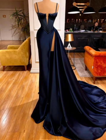 Black Sheath long Evening Dresses, Prom Party Dresses