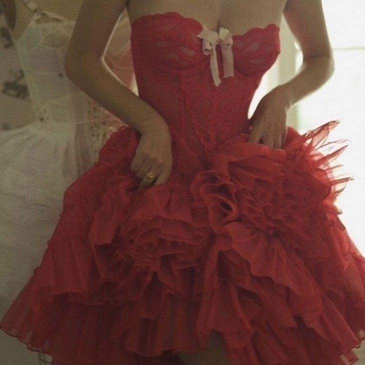 Gorgeous Strapless Red Lace Tulle Pleated A Line Short Party Dress Formal Homecoming Dress Birthday Dress