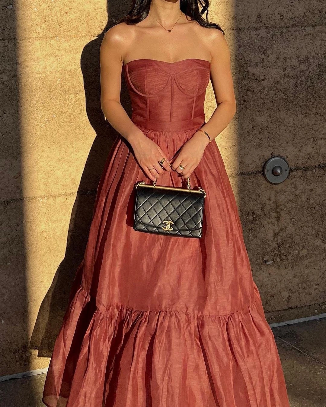 Sweetheart Long tulle evening dress
