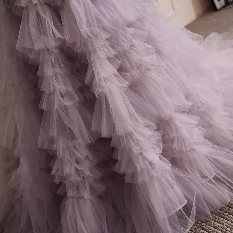 Stunning Ball Gown Strapless Tulle Sweet 16 Dresses