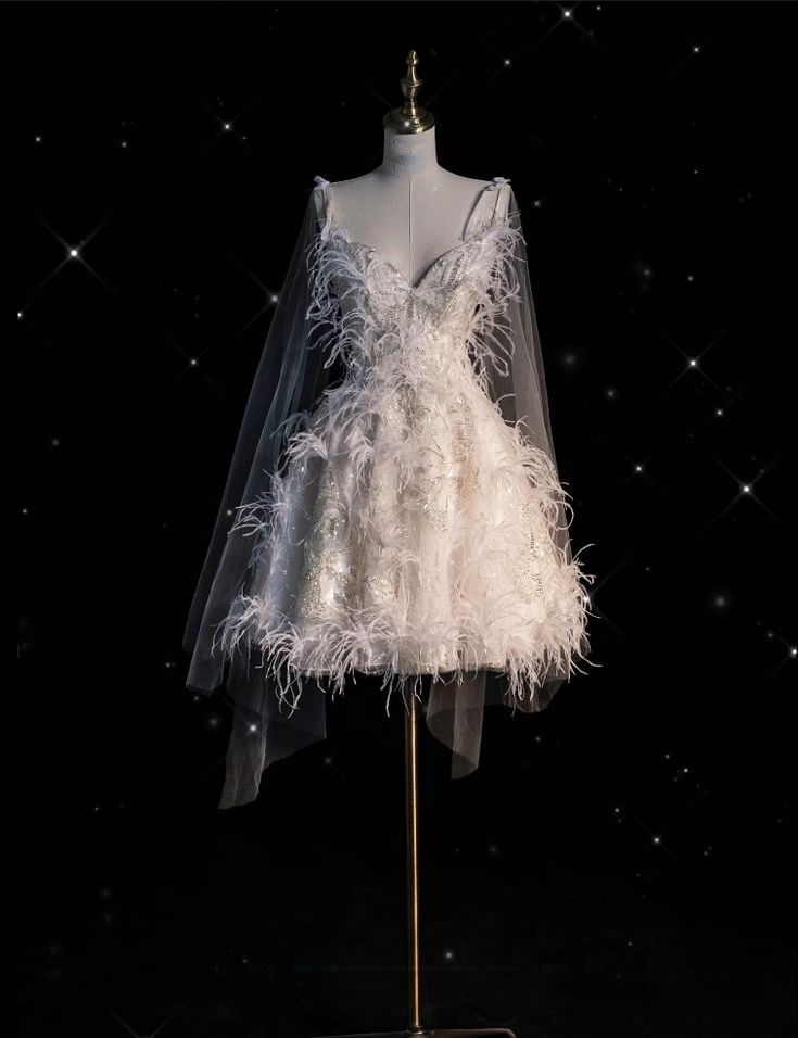 Pretty Straps Tulle Sequin Short Birthday Outfits White 8th Grade Homecoming Dress