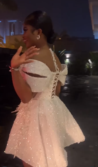 Vintage Pearls Beaded Floral Short Cocktail Dress Birthday Dress White Off The Shoulder Homecoming Dress