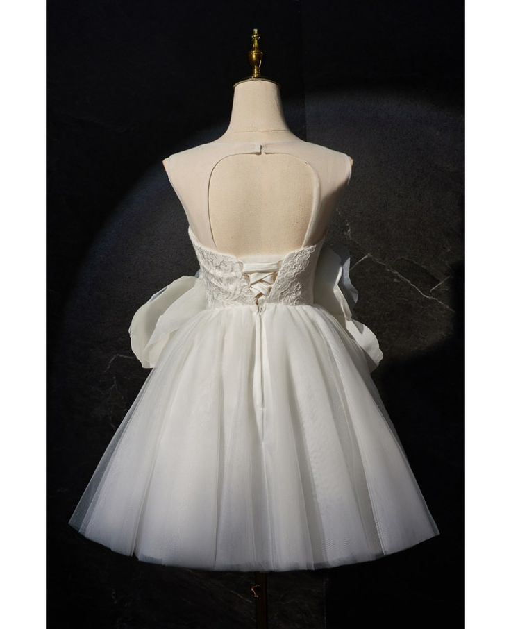 Elegant White Sweetheart Tulle Short Homecoming Dress Formal Birthday Outfits With Flowers