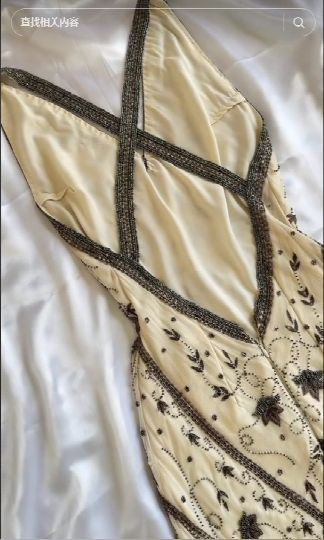 Luxury Champagne Mermaid Beaded Long Prom Dress Evening Dress