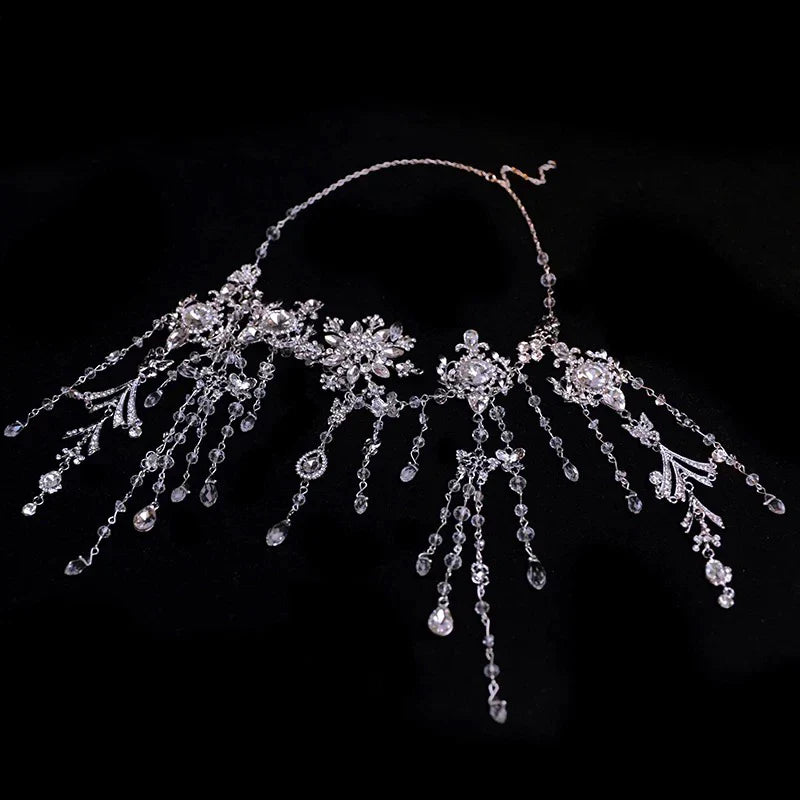 Wedding Hair Accessories Crystal Rhinestones Headband Headpiece For Brides Party Dinner Dress Hairband Headwear Bridal Jewelry