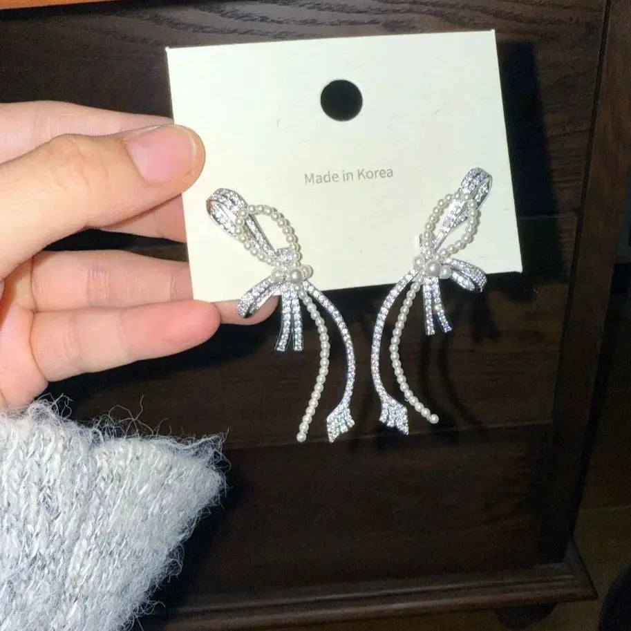Silver Color Hair Pin Clip Pearl Crystal Head Piece For Bride Bridesmaids Hairpin Earrings Bridal Jewelry Wedding Accessories d
