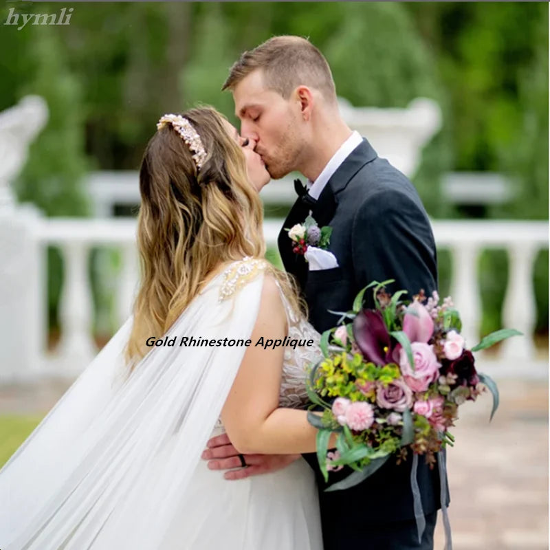 Wedding Accessories Veil Popular Bridal Veil Cape Veil Rhinestone Appliques Wedding Veil 106" Wide X 120" Long 150cm