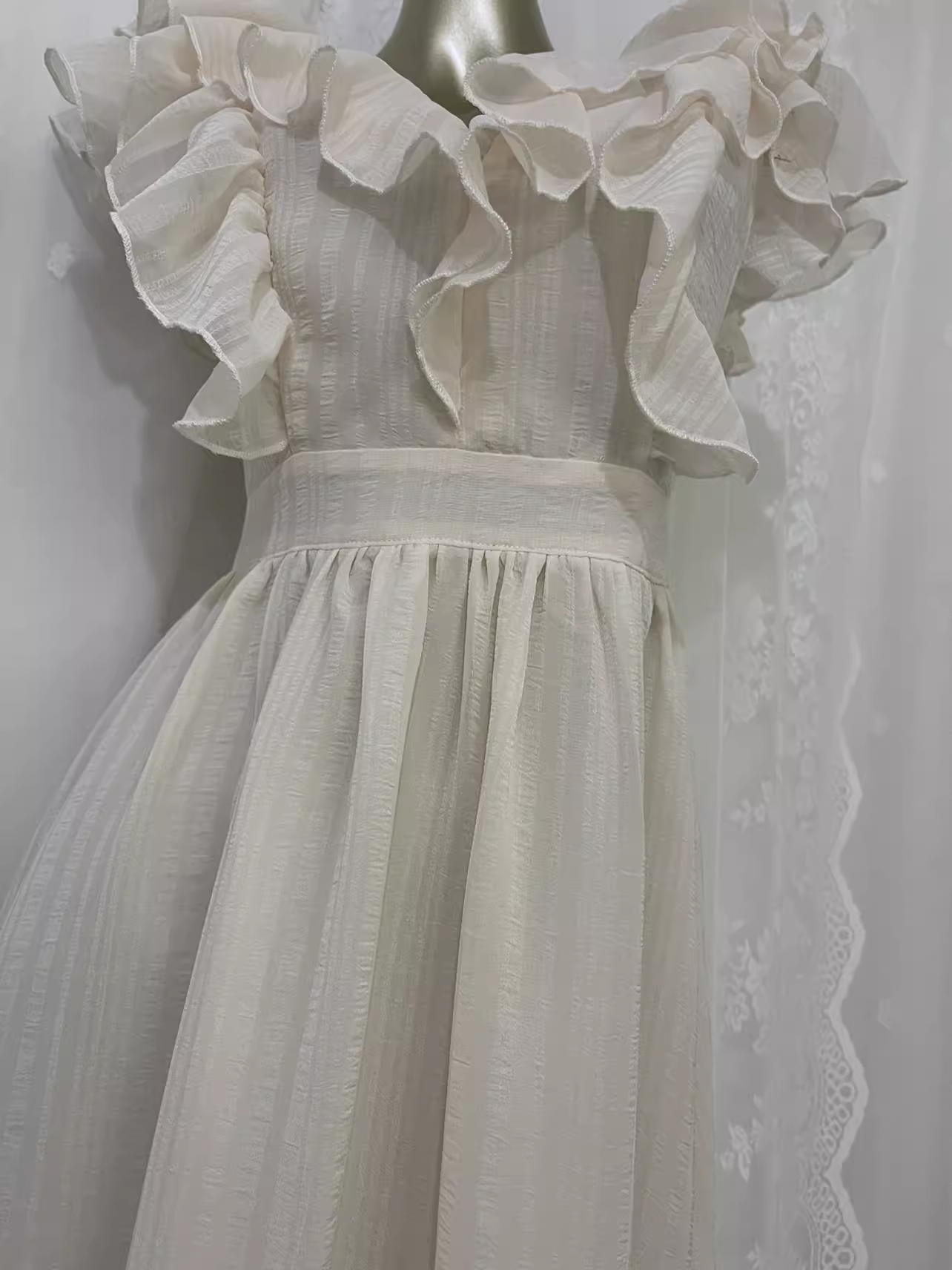 Cute A Line Chiffon Vacation Dress Birthday Dresses