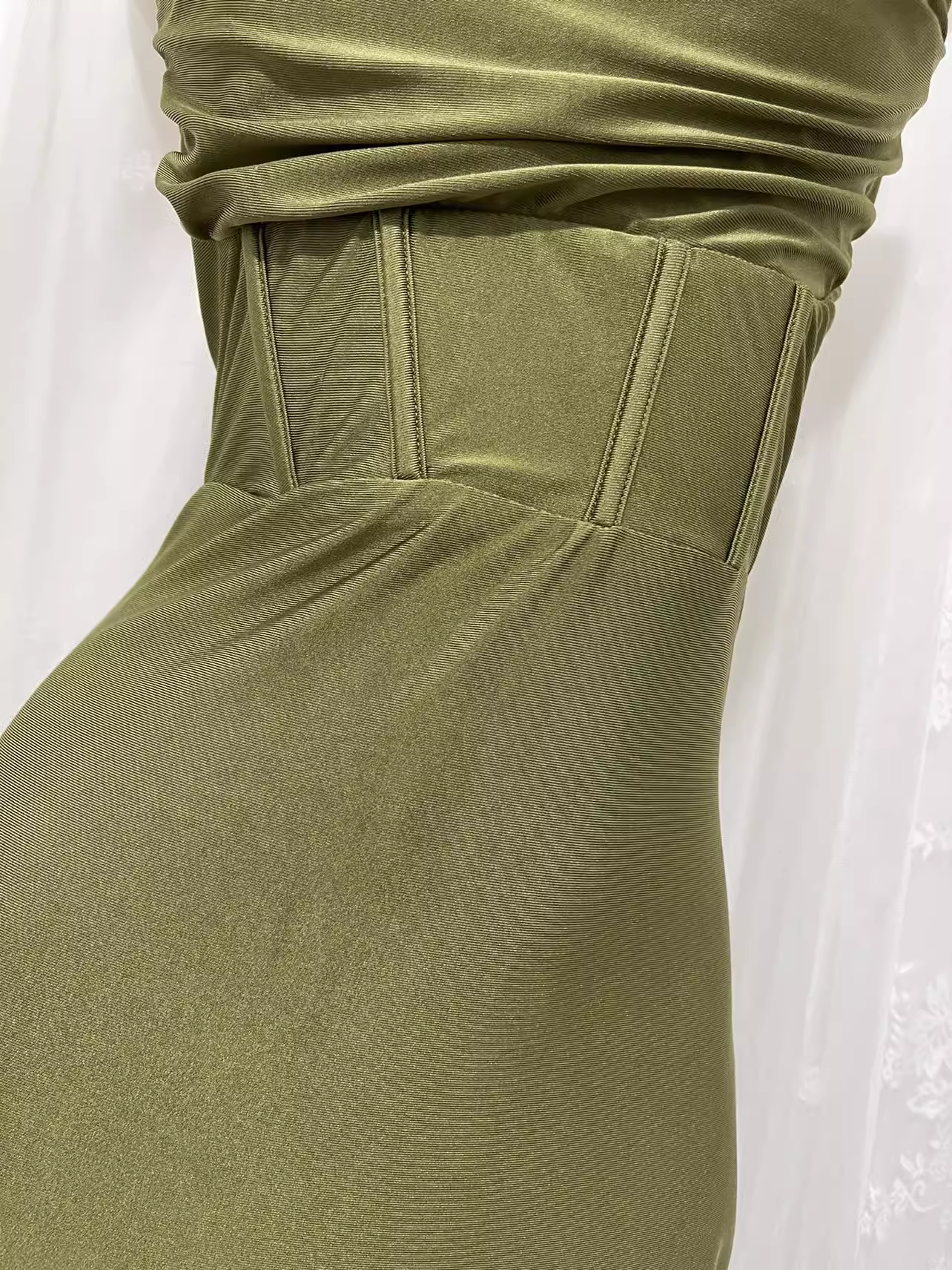 Simple Sheath Halter Green Long Vacation Dress Birthday Outfits