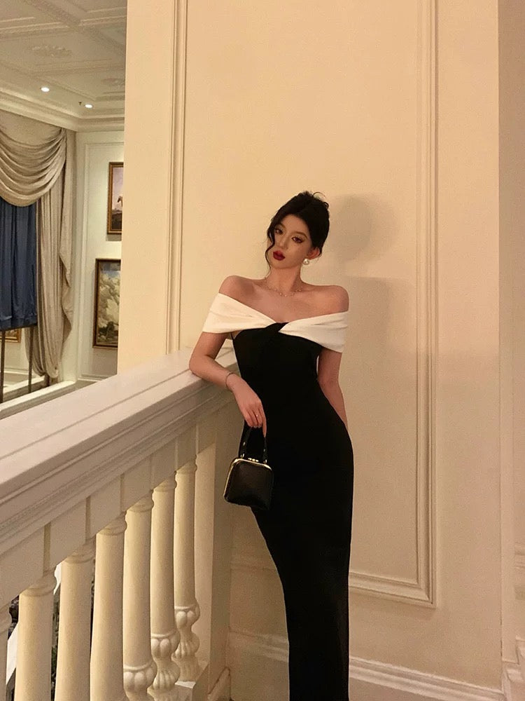 Gorgeous Mermaid Off The Shoulder Black Date Night Dress Prom Dresses Birthday Outfits