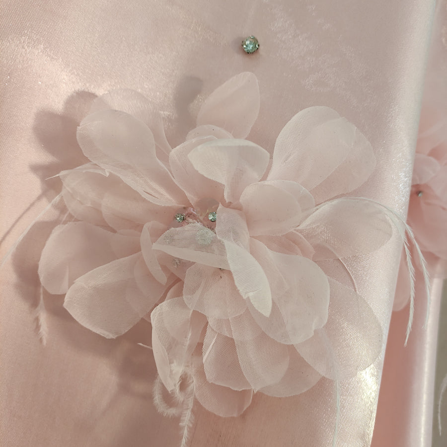 Cute A line Halter Pink Travel Vacation Dresses Short Satin Birthday Dress