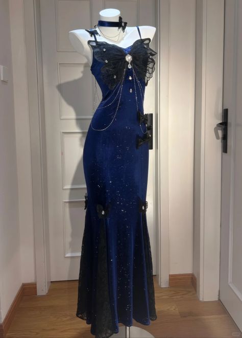 Retro Sheath Spaghetti Straps Royal Blue Long Party Dress Prom Dresses