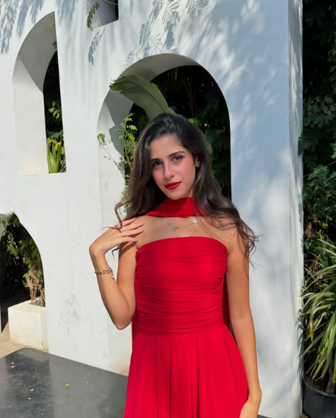 Pretty A Line Strapless Red Chiffon Long Prom Dresses Formal Evening Dress