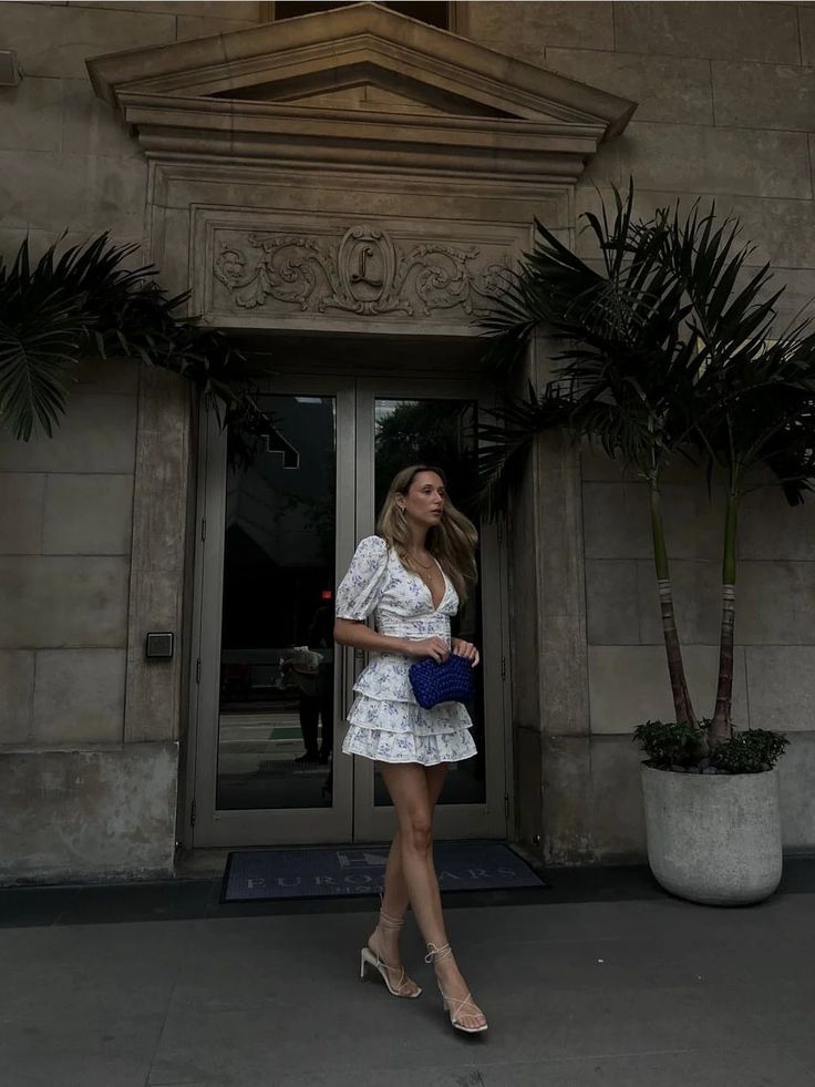 Trims Floral Print Dress Vintage Layered Ruffle Mini Dresses 16th Birthday Dresses