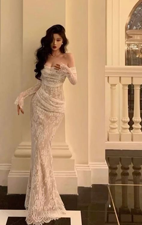 Classy Sheath Off The Shoulder White Long Sleeves Prom Dresses
