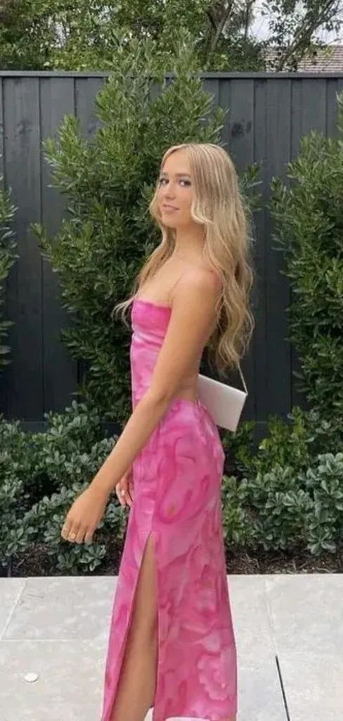 Spaghetti Strap Sleeveless Mermaid Satin Evening Prom Dresses