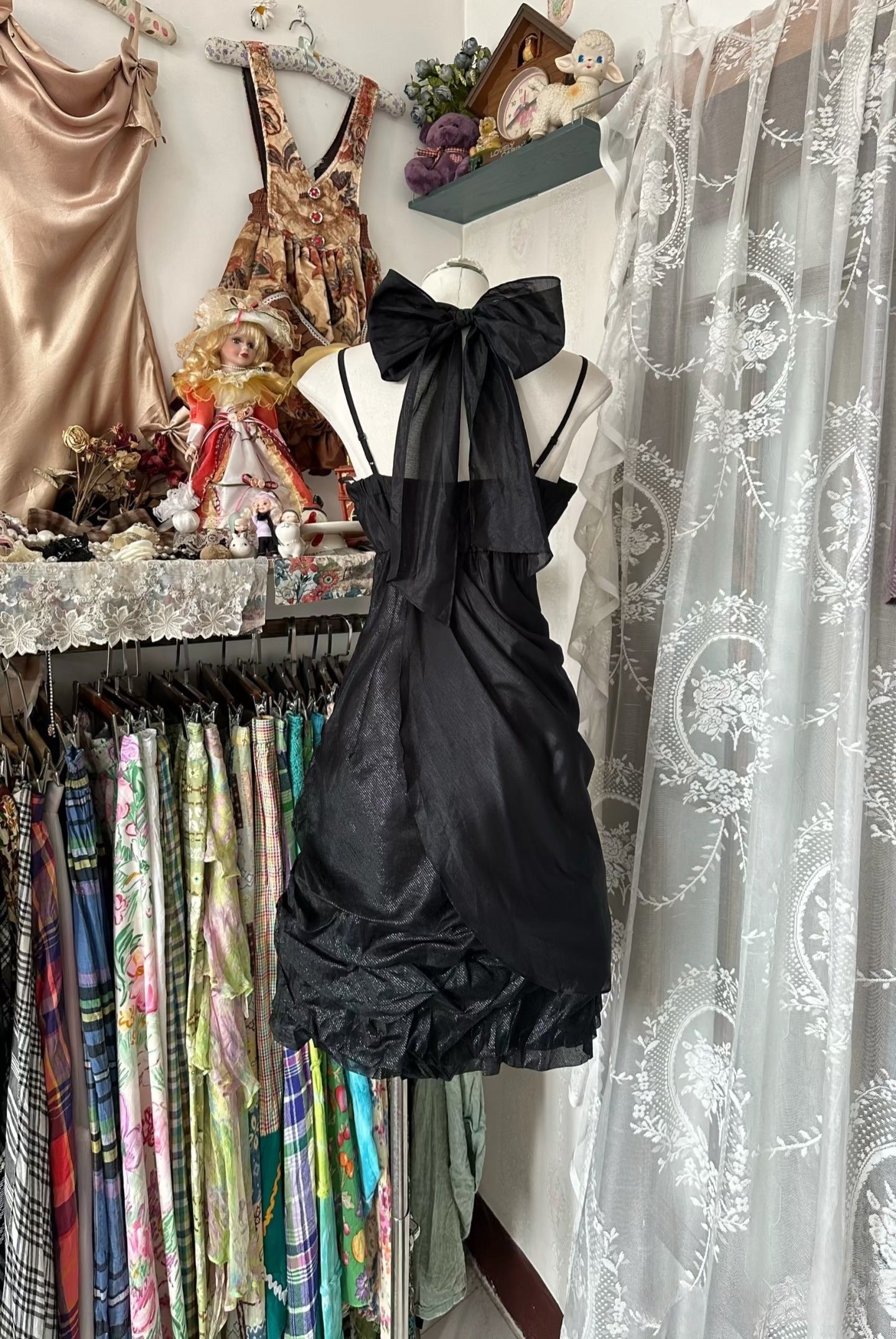 Vintage Fashion A Line Black Short Length Homecoing Birthday Dress Prom Dresses