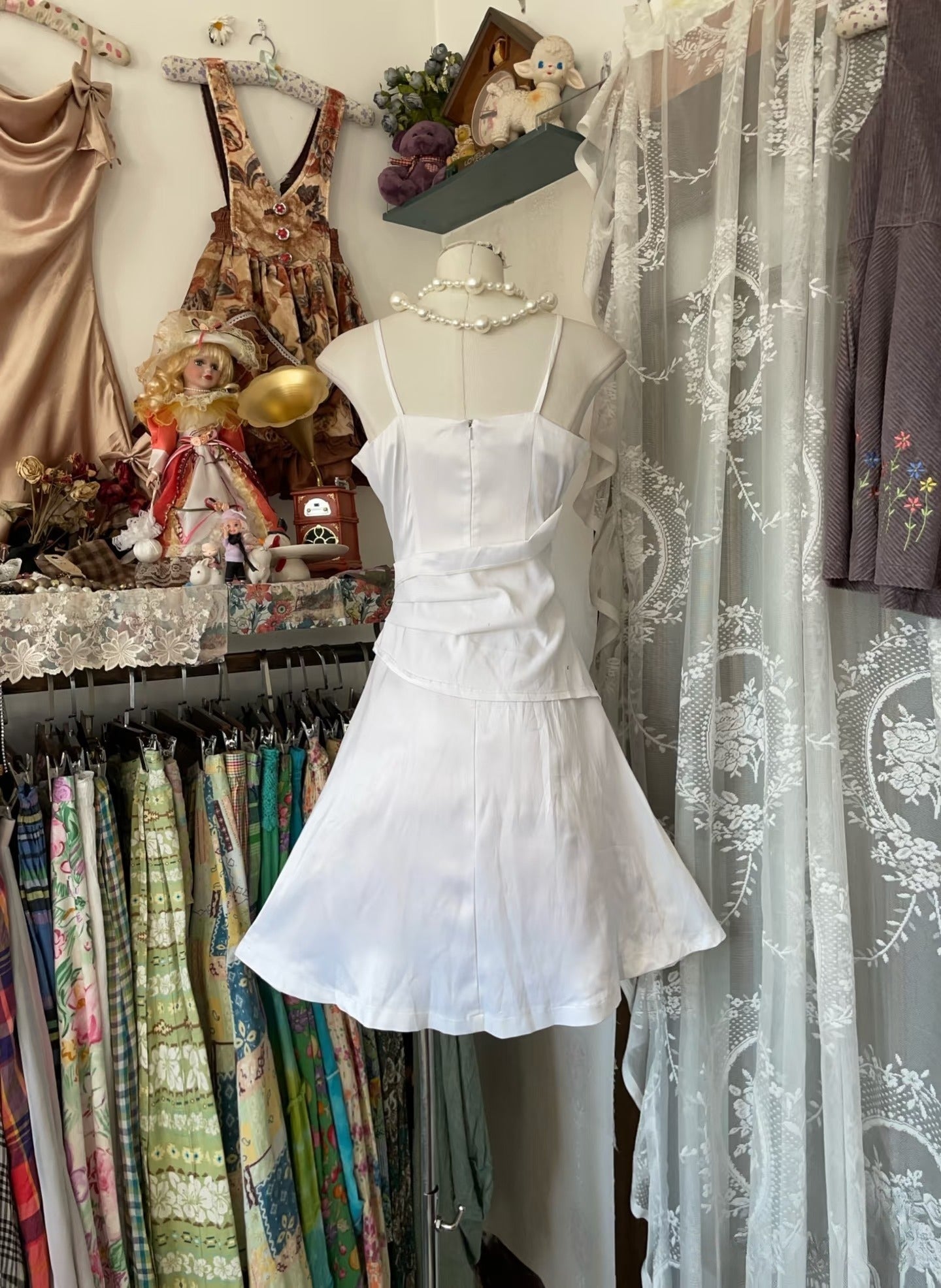 Vintage Fashion A Line White Short Length Homecoing Birthday Dress Prom Dresses