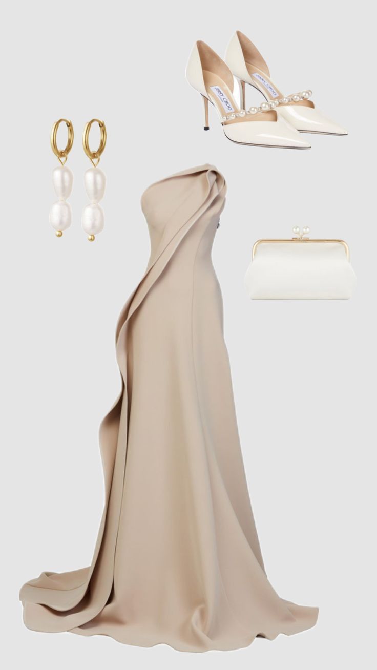 Beautiful Mermaid One Shoulder Champagne Long Satin Party Dresses Prom Dress