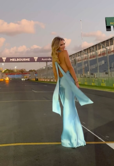 Gorgeous Mermaid Halter Satin Long Party Dresses Blue Backless Prom Dress