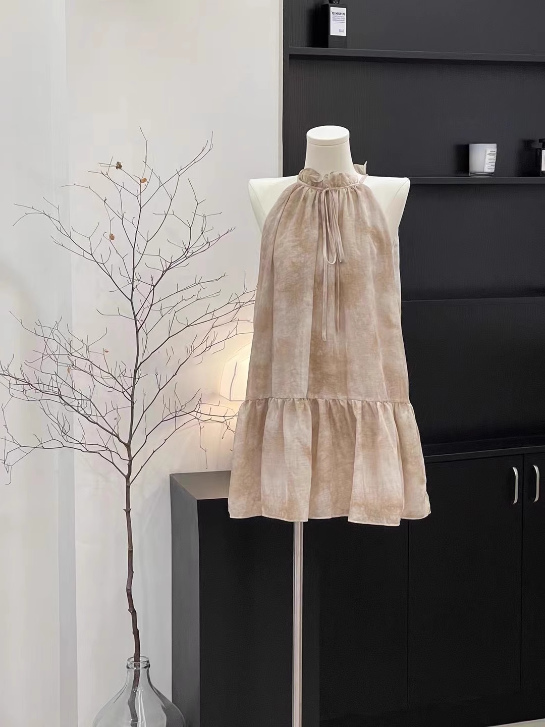 Chic A Line Halter Short Women's Holiday Dresses