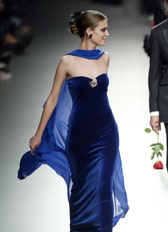 Pretty Mermaid Sweetheart Royal Blue Long Prom Dress Evening Dress Formal Dress