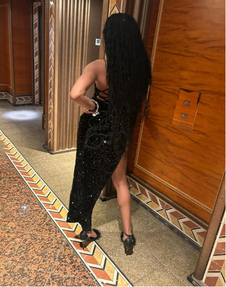 Sexy Mermaid Spaghetti Straps Sequin Slit Black Long Prom Dresses Party Dress