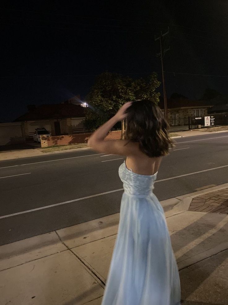 Sexy A Line Strapless Maxi Long Party Light Blue Prom Dresses Evening Dress