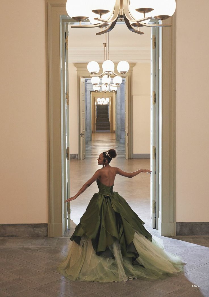Pretty Ball Gown Strapless Olive Green Long Satin Prom Dresses Formal Evening Dress
