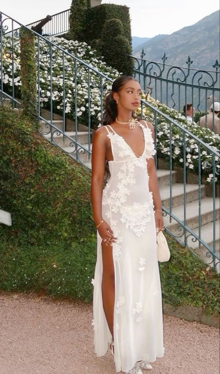 Simple A line Straps White Long Party Dress Prom Dresses