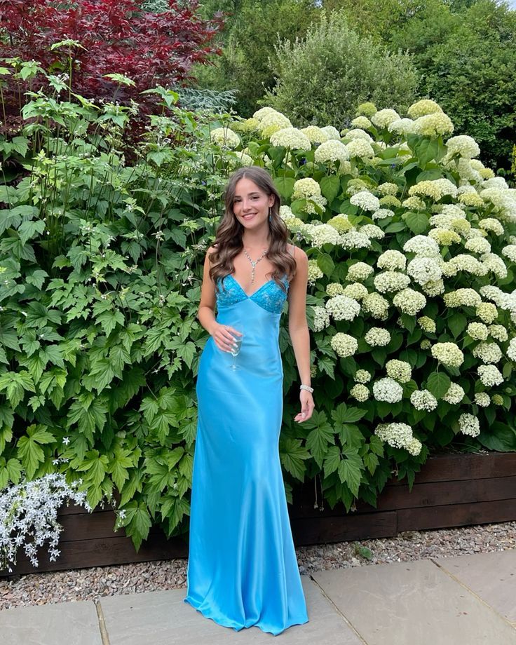 Classy Spaghetti Strap Sleeveless Mermaid Satin Long Backless Prom Dresses
