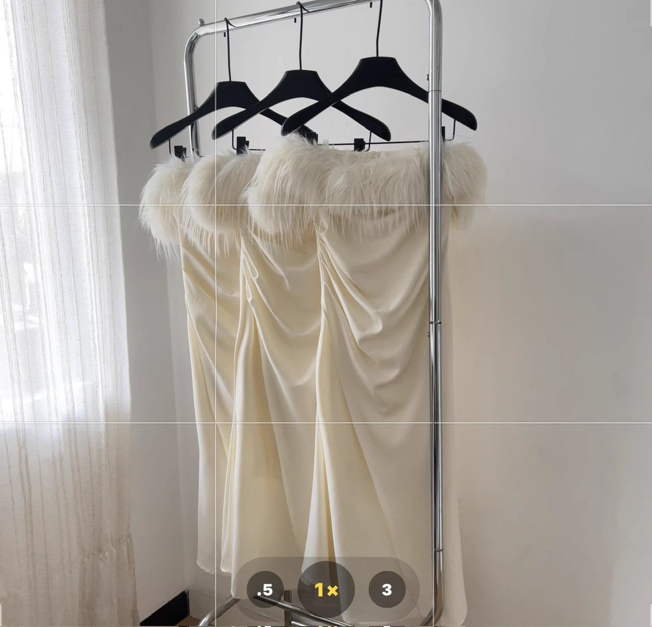 Sheath Strapless Sleeveless Ivory Feather Dress Slit Holiday Dresses