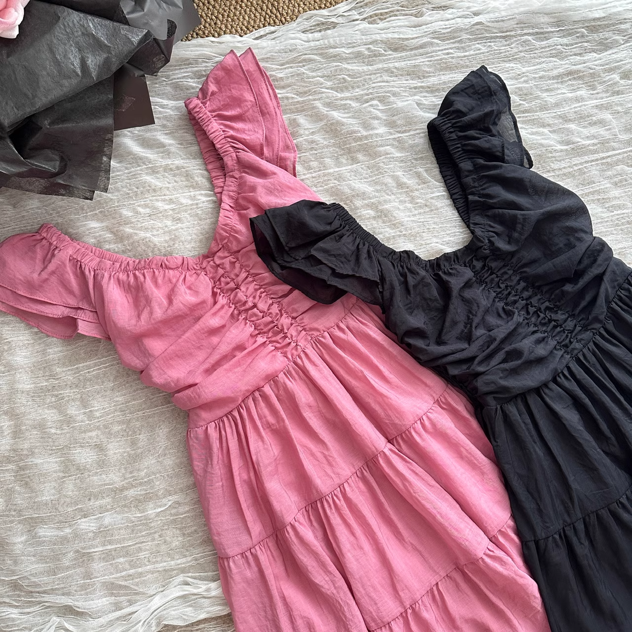 Cute A line Sleeveless Holiday Dresses Ankle Length Ruffles Pink Birthday Outfits