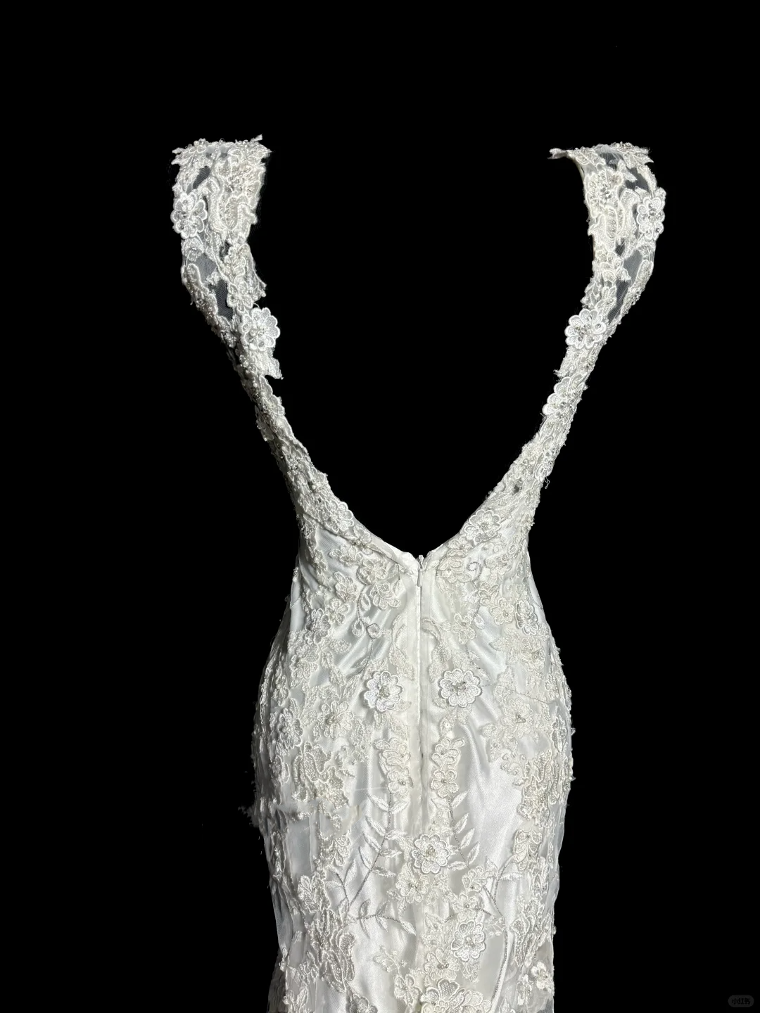 Classy Mermaid V Neckline Lace Ivory Long Wedding Dress Bridal Dresses