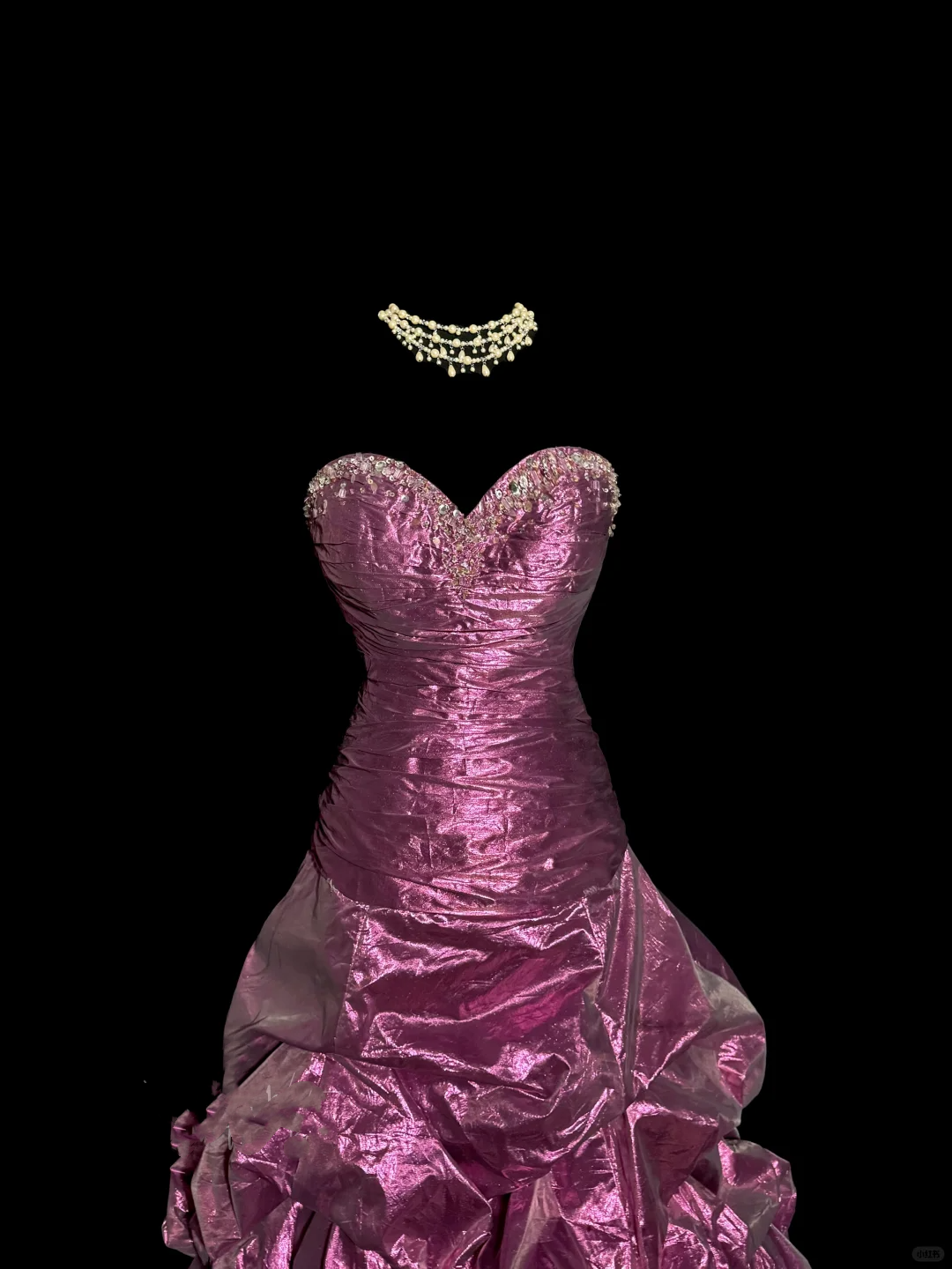 Aesthetic Mermaid Sweetheart Neckline Taffeta Prom Dress Ruffle Long Party Dress