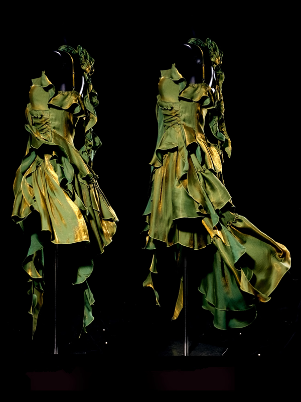 Retro High Low Irregular Spaghetti Straps Green Short Birthday Dresses Birthday Outfits With Train