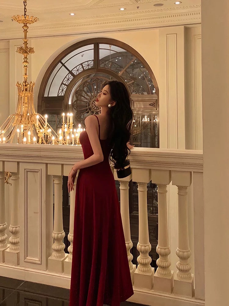 Sexy Sheath Spaghetti Straps Red Knee Length Prom Dresses Birthday Outfits