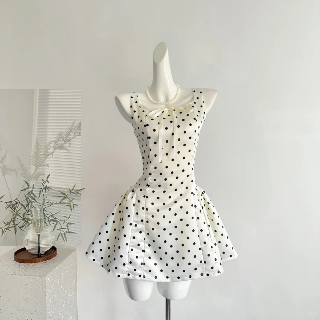 Simple Sleeveless Ivory Short Birthday Dress Vacation Dress