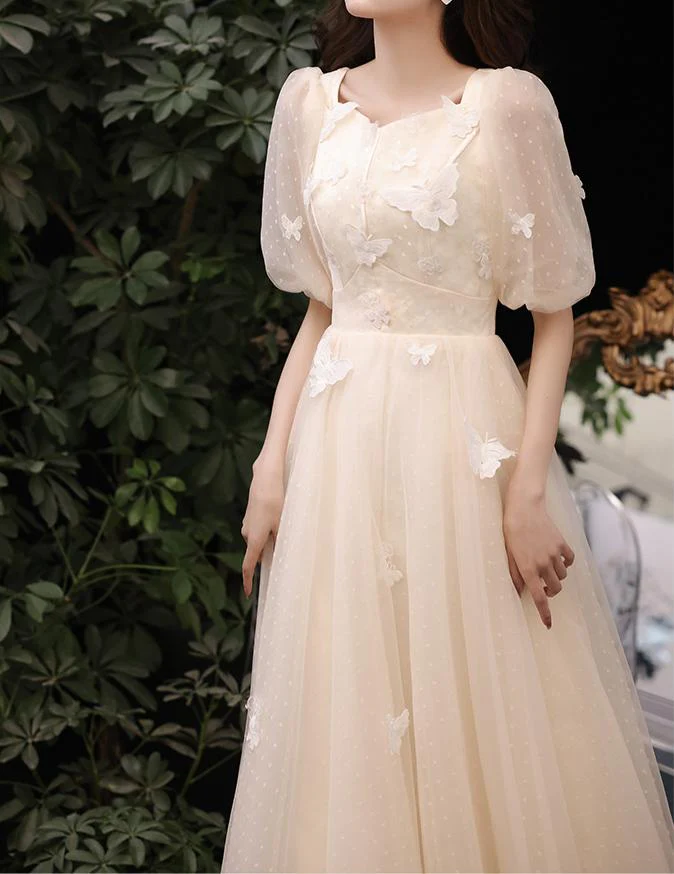 Fairycore Ethereal Butterfly Fairy Prom Evening Dress