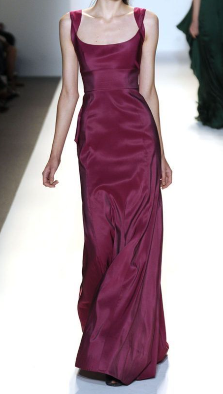 Elegant Satin Long Party Evening Dress