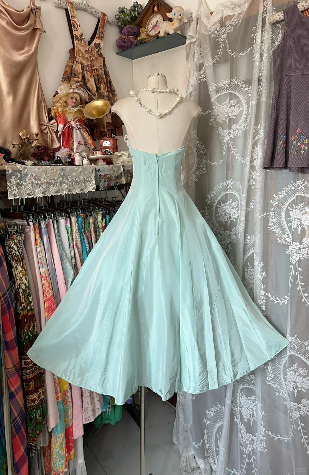 Light Green Strapless Satin Appliques Birthday Dress Classy A Line Homecoming Dress