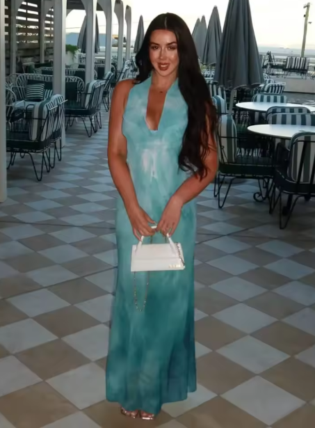 Classy Halter Chiffon Long Party Dress,Blue Prom Evening Dress