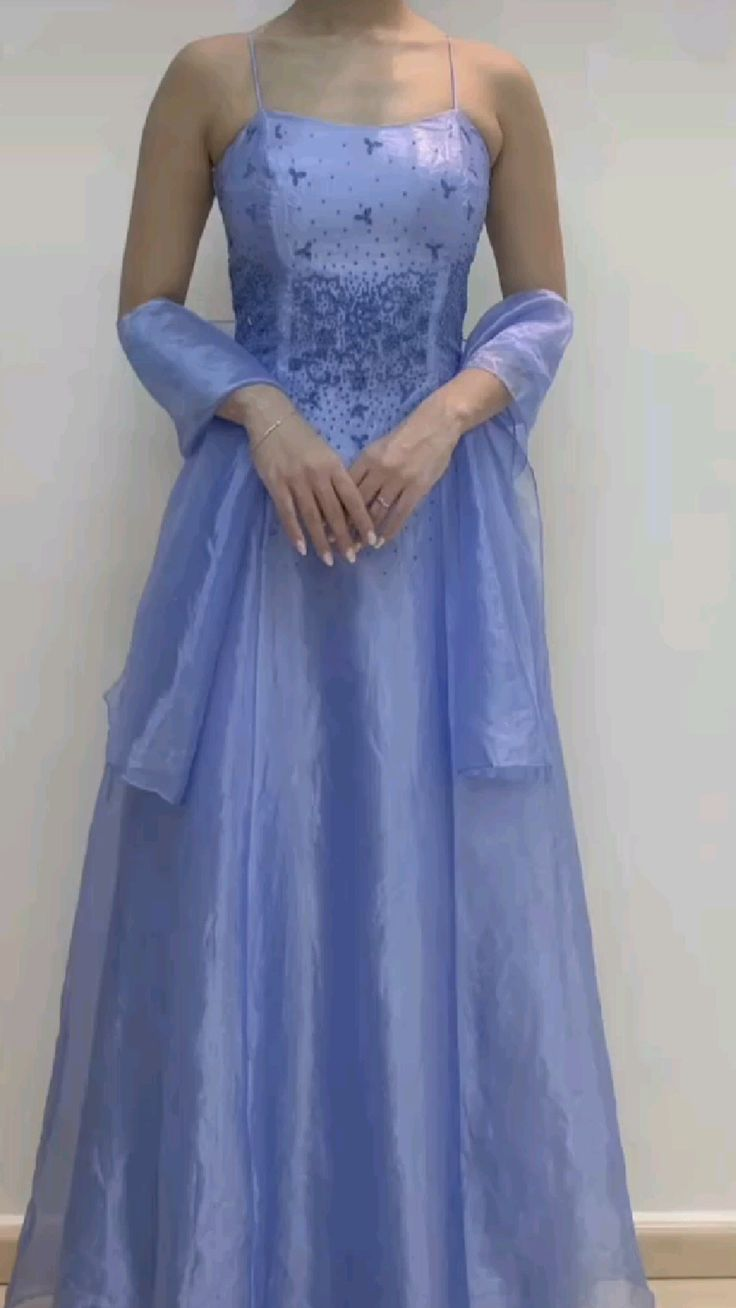 Charming Straps Lilac Organza Party Evening Dress A Line Prom Dress