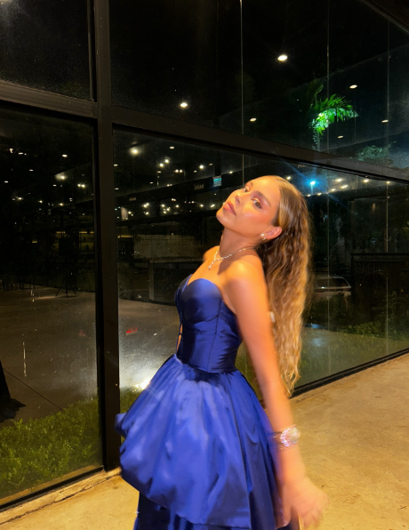 Stylish Royal Blue Strapless Satin Pleated Long Wedding Guest Dress Evening Dress