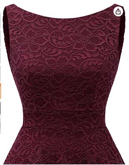 Women Floral Lace Wedding Bridesmaid Dress Formal Cocktail Short Homecoming Dress